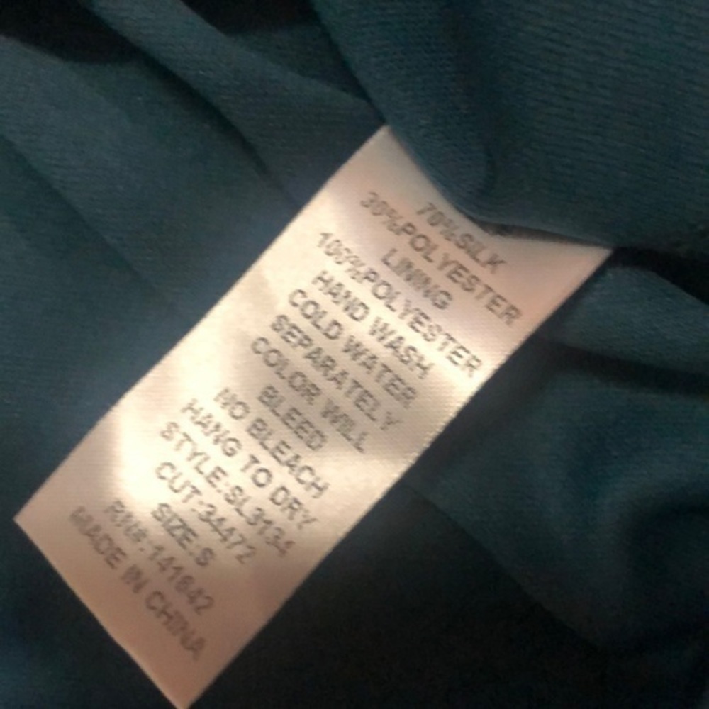 She & Sky dress Green baby doll dress size small - Picture 5 of 6
